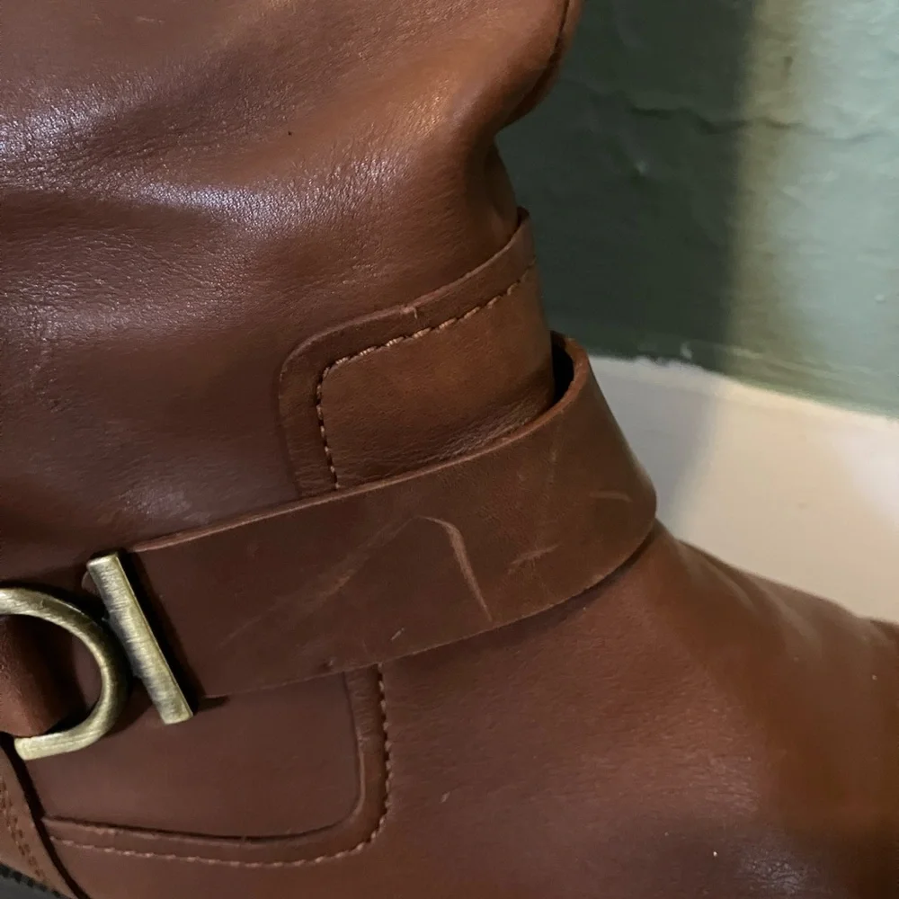 NWOT Clarks Leather Knee High Boots - Picture 12 of 15